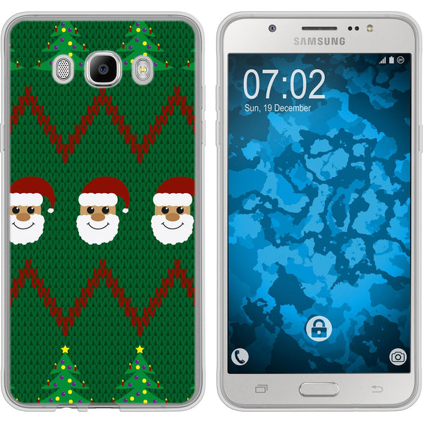 Galaxy J7 (2016) J710 Silikon-Hülle X Mas Weihnachten X-Mas