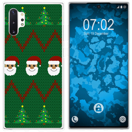 Galaxy Note 10+ Silikon-Hülle X Mas Weihnachten X-Mas Sweate