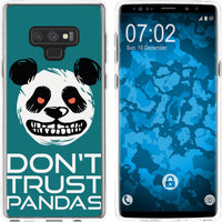 Galaxy Note 9 Silikon-Hülle Crazy Animals Panda M2 Case