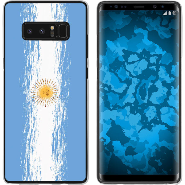 Galaxy Note 8 Silikon-Hülle WM Argentinien M1 Case