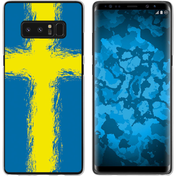 Galaxy Note 8 Silikon-Hülle WM Schweden M12 Case