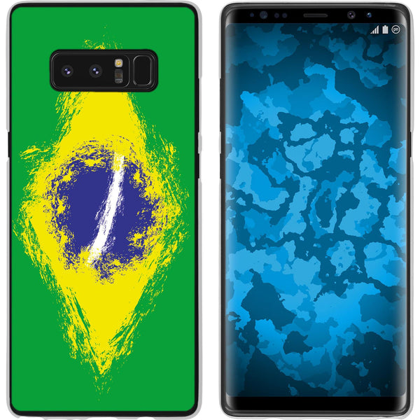 Galaxy Note 8 Silikon-Hülle WM Brasilien M3 Case