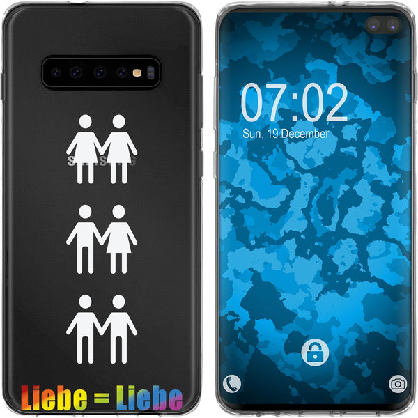 Galaxy S10 Plus Silikon-Hülle pride M1 Case