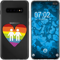 Galaxy S10 Plus Silikon-Hülle pride Männer M3 Case