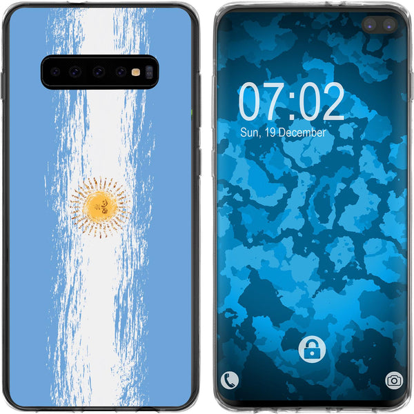 Galaxy S10 Plus Silikon-Hülle WM Argentinien M1 Case