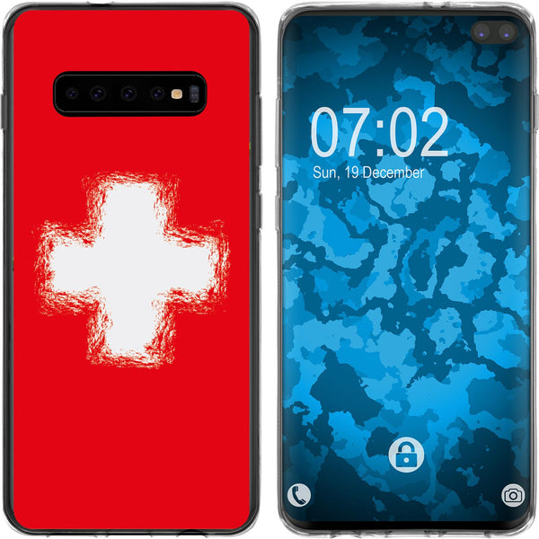 Galaxy S10 Plus Silikon-Hülle WM Schweiz M10 Case