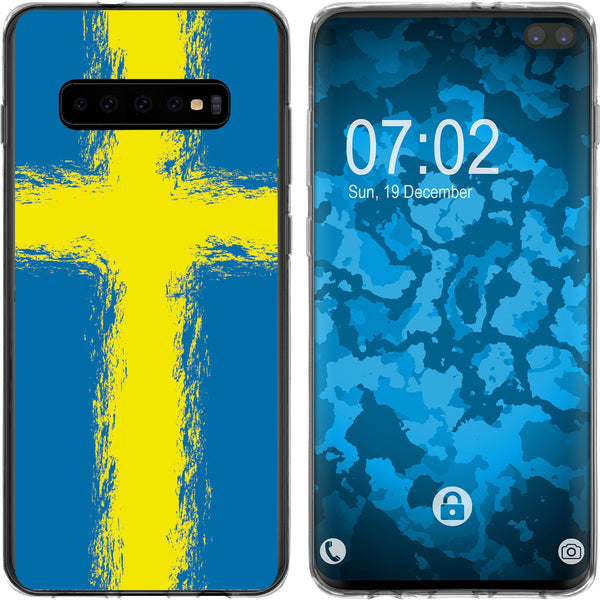 Galaxy S10 Plus Silikon-Hülle WM Schweden M12 Case