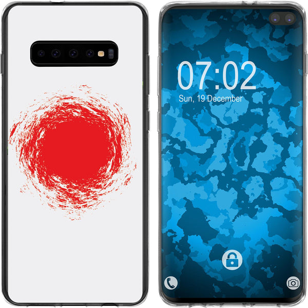 Galaxy S10 Plus Silikon-Hülle WM Japan M7 Case