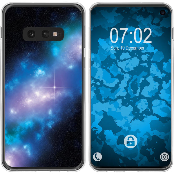 Galaxy S10e Silikon-Hülle Space Blue Belt M4 Case