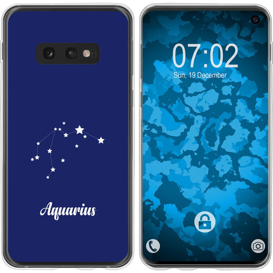 Galaxy S10e Silikon-Hülle SternzeichenAquarius M10 Case