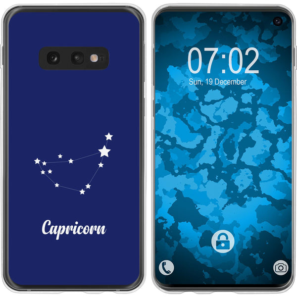 Galaxy S10e Silikon-Hülle SternzeichenCapricornus M7 Case