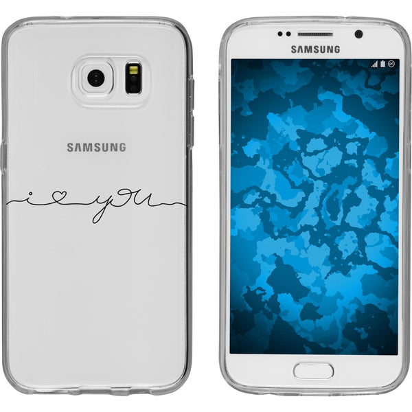 Galaxy S7 Silikon-Hülle in Love M2 Case