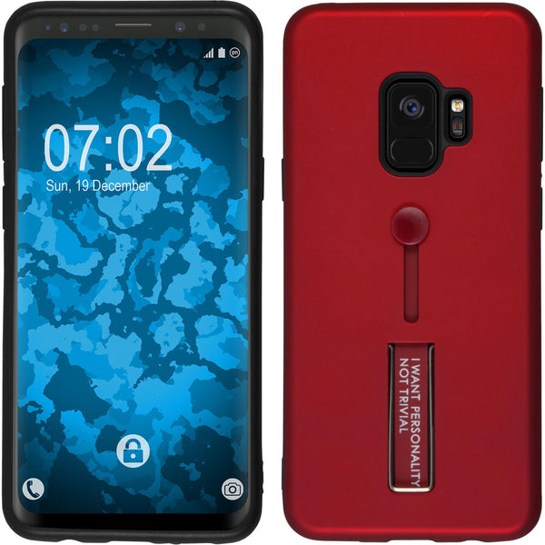 Hardcase für Samsung Galaxy S9 Plus Slingholder Case rot