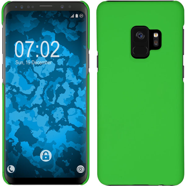 Hardcase für Samsung Galaxy S9 gummiert grün