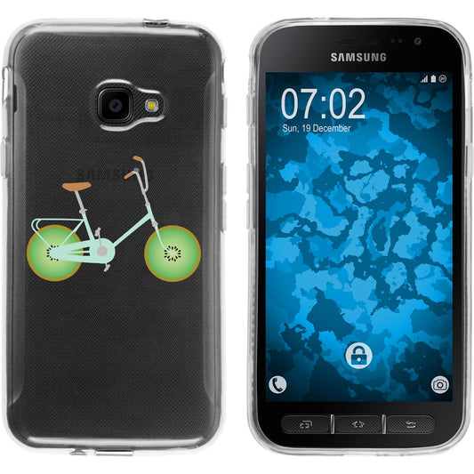 Galaxy Xcover 4 / 4s Silikon-Hülle Bike M1 Case