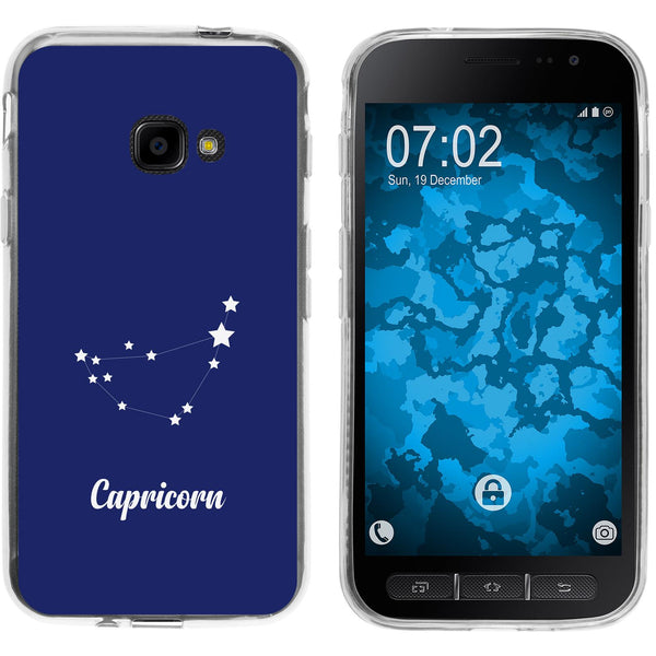 Galaxy Xcover 4 / 4s Silikon-Hülle SternzeichenCapricornus M