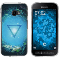 Galaxy Xcover 4 / 4s Silikon-Hülle Element Wasser M4 Case