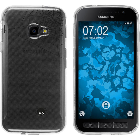 Galaxy Xcover 4 / 4s Silikon-Hülle Herbst Spinne/Spider M3 C