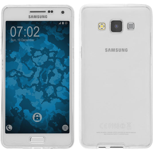 PhoneNatic Case kompatibel mit Samsung Galaxy A5 (A500) - clear Silikon Hülle 360∞ Fullbody Cover