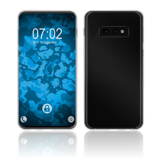 PhoneNatic Case kompatibel mit Samsung Galaxy S10e - Crystal Clear Silikon Hülle transparent Cover
