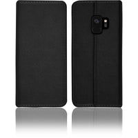 Kunst-Lederhülle für Samsung Galaxy S9 Book-Case schwarz Cov