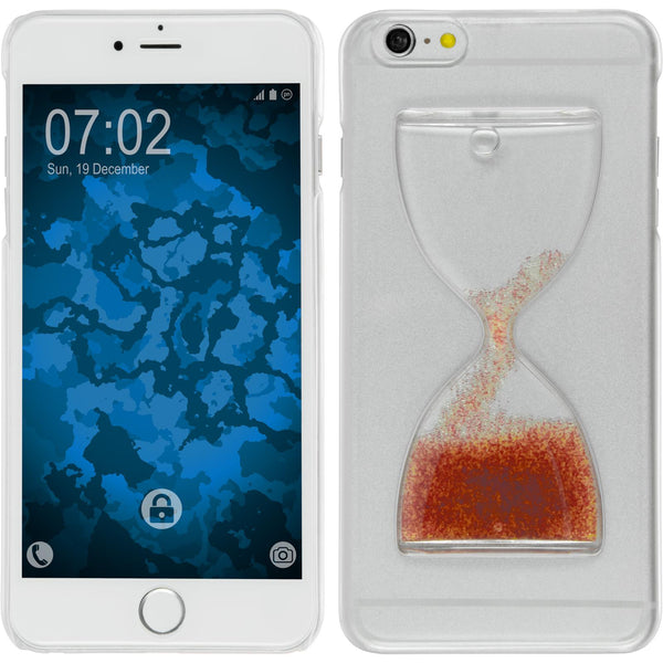 Hardcase für Apple iPhone 6 Plus / 6s Plus Sanduhr rot-gelb