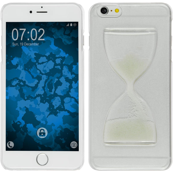 Hardcase für Apple iPhone 6 Plus / 6s Plus Sanduhr weiﬂ