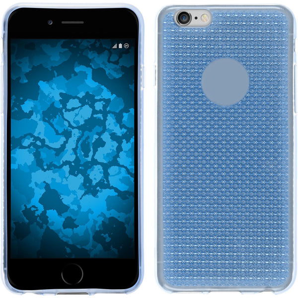 PhoneNatic Case kompatibel mit Apple iPhone 5 / 5s / SE - hellblau Silikon Hülle Iced + 2 Schutzfolien