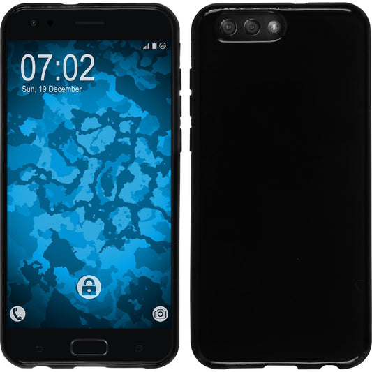 PhoneNatic Case kompatibel mit Asus Zenfone 4 ZE554KL - schwarz Silikon Hülle  Cover