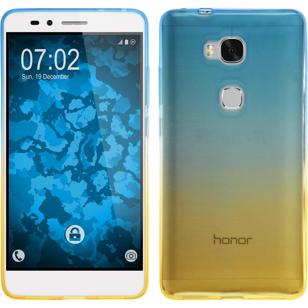 PhoneNatic Case kompatibel mit Huawei Honor 5X - Design:02 Silikon Hülle OmbrË + 2 Schutzfolien