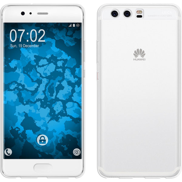 PhoneNatic Case kompatibel mit Huawei P10 Plus - clear Silikon Hülle Slimcase Cover