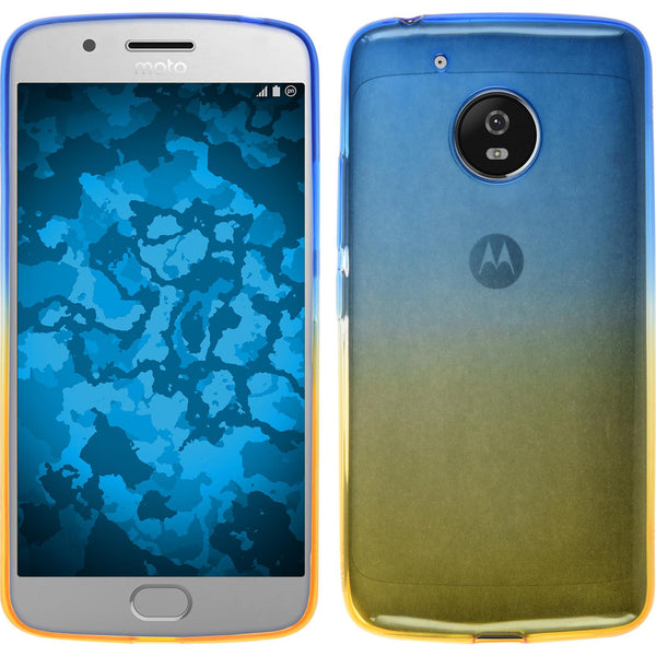 PhoneNatic Case kompatibel mit Lenovo Moto G5 - Design:02 Silikon Hülle OmbrË + 2 Schutzfolien