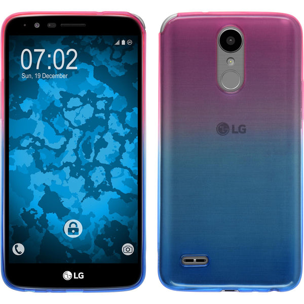 PhoneNatic Case kompatibel mit LG Stylus 3 - Design:06 Silikon Hülle OmbrË + 2 Schutzfolien