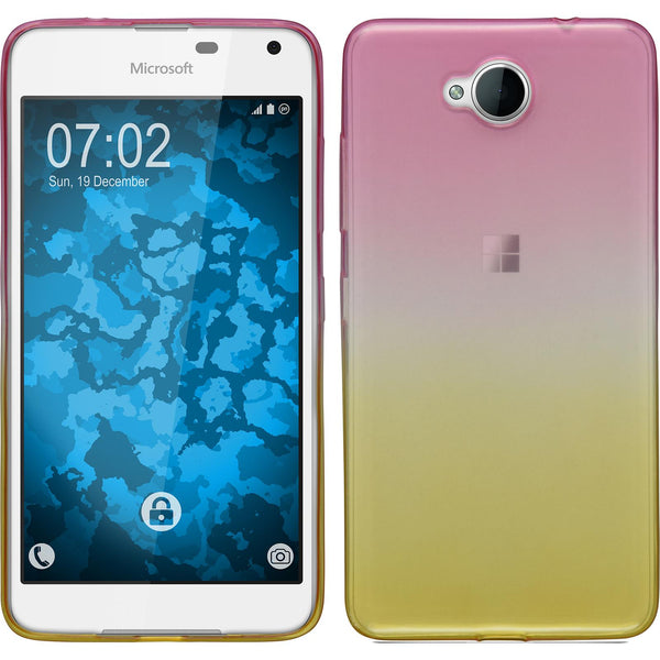 PhoneNatic Case kompatibel mit Microsoft Lumia 650 - Design:01 Silikon Hülle OmbrË Cover