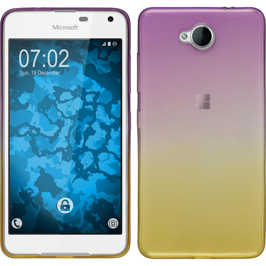PhoneNatic Case kompatibel mit Microsoft Lumia 650 - Design:05 Silikon Hülle OmbrË Cover