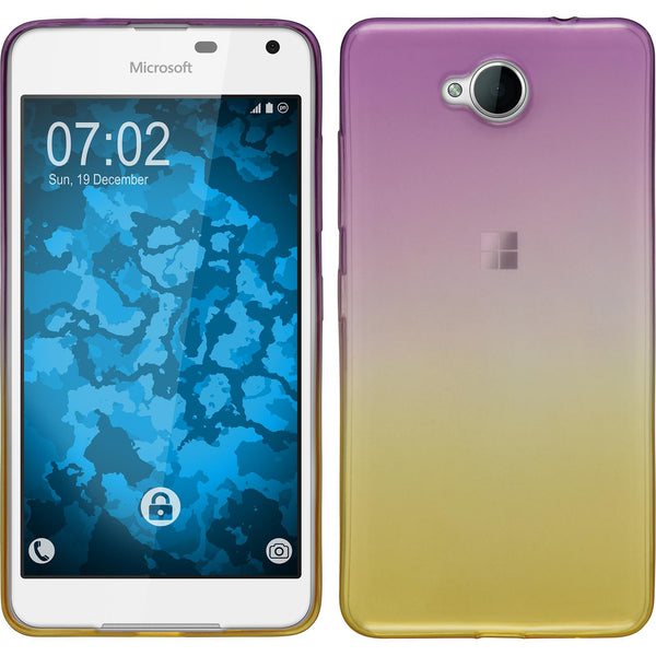 PhoneNatic Case kompatibel mit Microsoft Lumia 650 - Design:05 Silikon Hülle OmbrË Cover