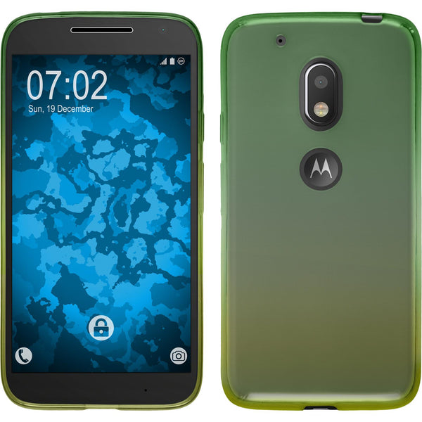 PhoneNatic Case kompatibel mit Motorola Moto G4 Play - Design:03 Silikon Hülle OmbrË + 2 Schutzfolien