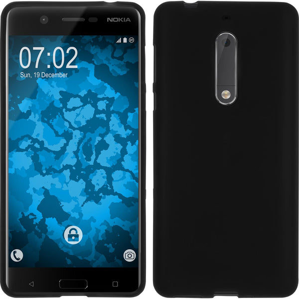 Silikonhülle für Nokia 5 matt schwarz
