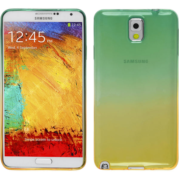 PhoneNatic Case kompatibel mit Samsung Galaxy Note 3 - Design:03 Silikon Hülle OmbrË + 2 Schutzfolien