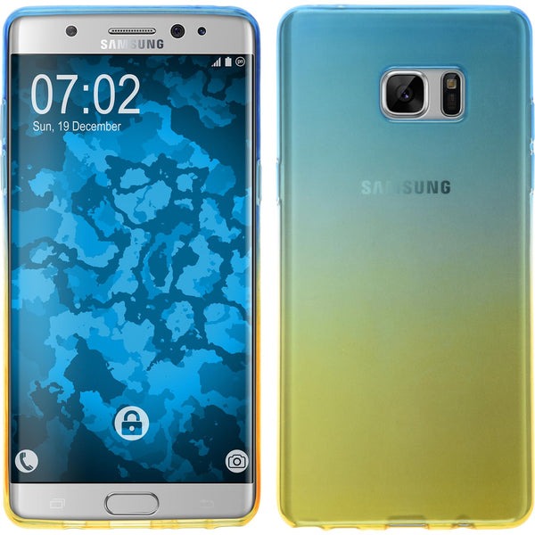 PhoneNatic Case kompatibel mit Samsung Galaxy Note FE - Design:02 Silikon Hülle OmbrË Cover