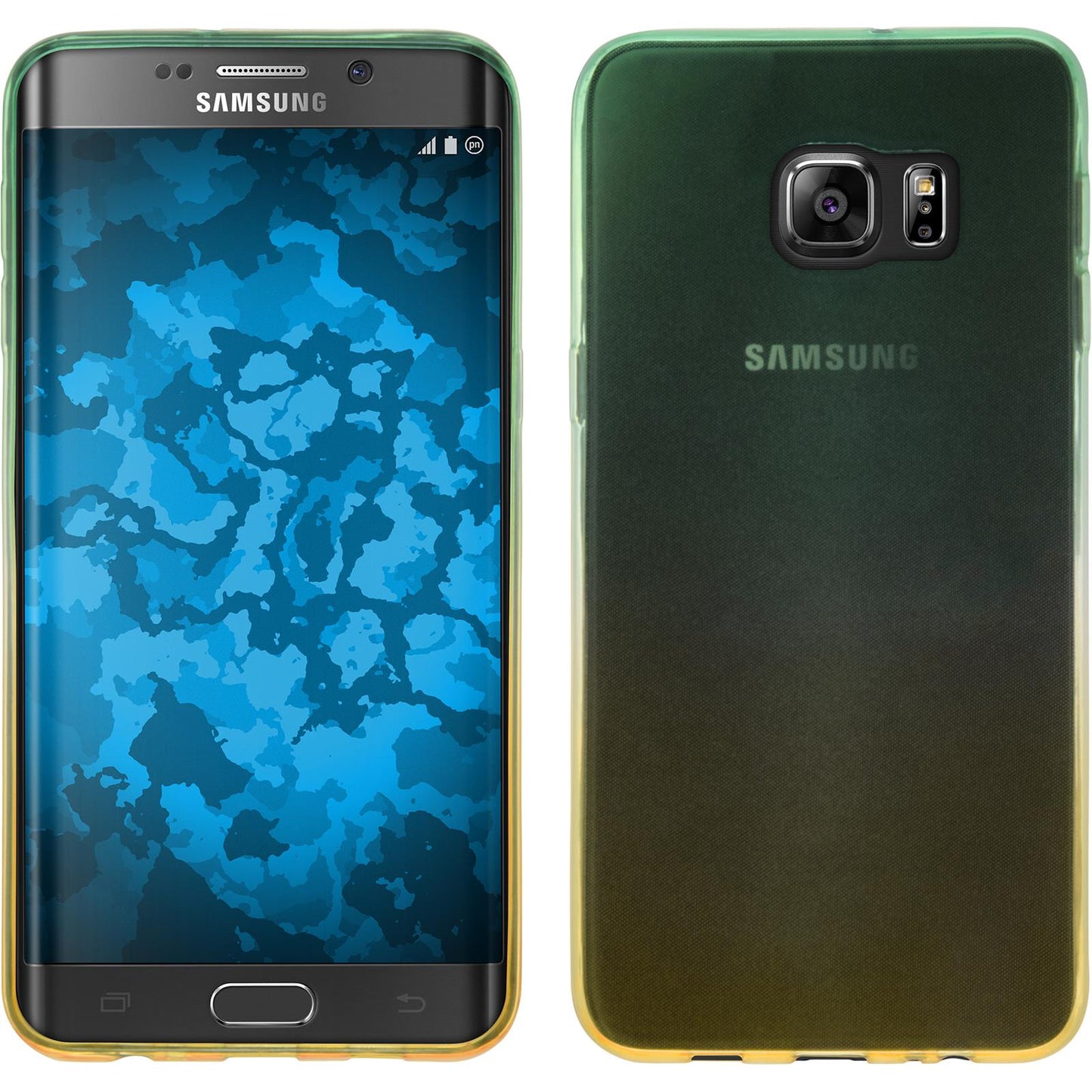 PhoneNatic Case kompatibel mit Samsung Galaxy S6 Edge Plus - Design:03 Silikon Hülle OmbrË Cover