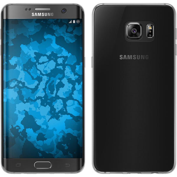 PhoneNatic Case kompatibel mit Samsung Galaxy S7 Edge - Crystal Clear Silikon Hülle transparent Cover