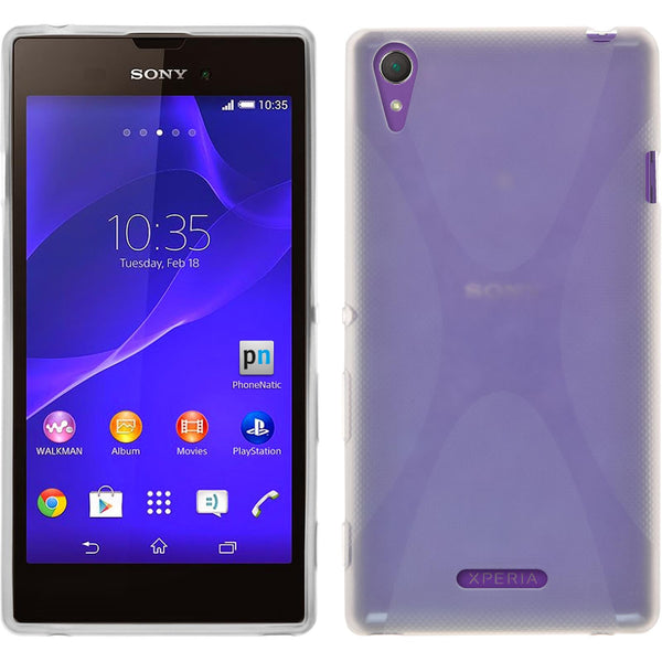 PhoneNatic Case kompatibel mit Sony Xperia Style - clear Silikon Hülle X-Style + 2 Schutzfolien