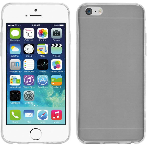PhoneNatic Case kompatibel mit Apple iPhone 6s / 6 - clear Silikon Hülle Slimcase + 2 Schutzfolien