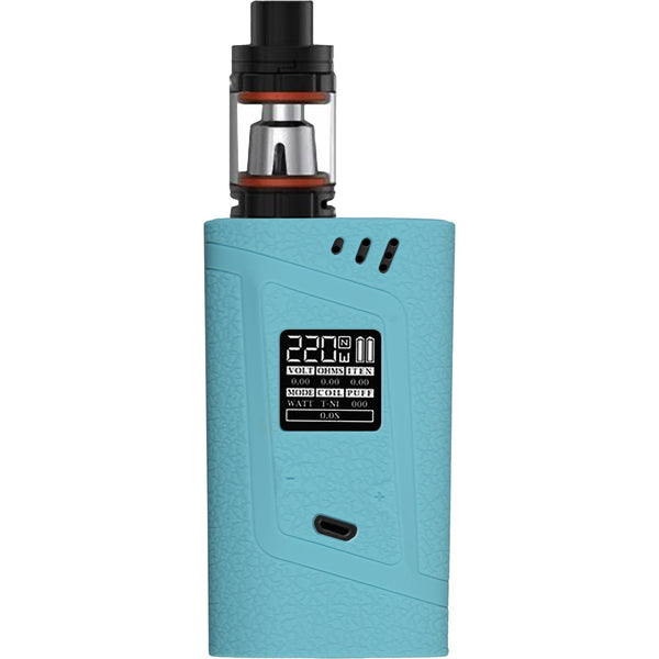 PhoneNatic Case für SMOK Alien 220W Hülle Silikon hellblau C