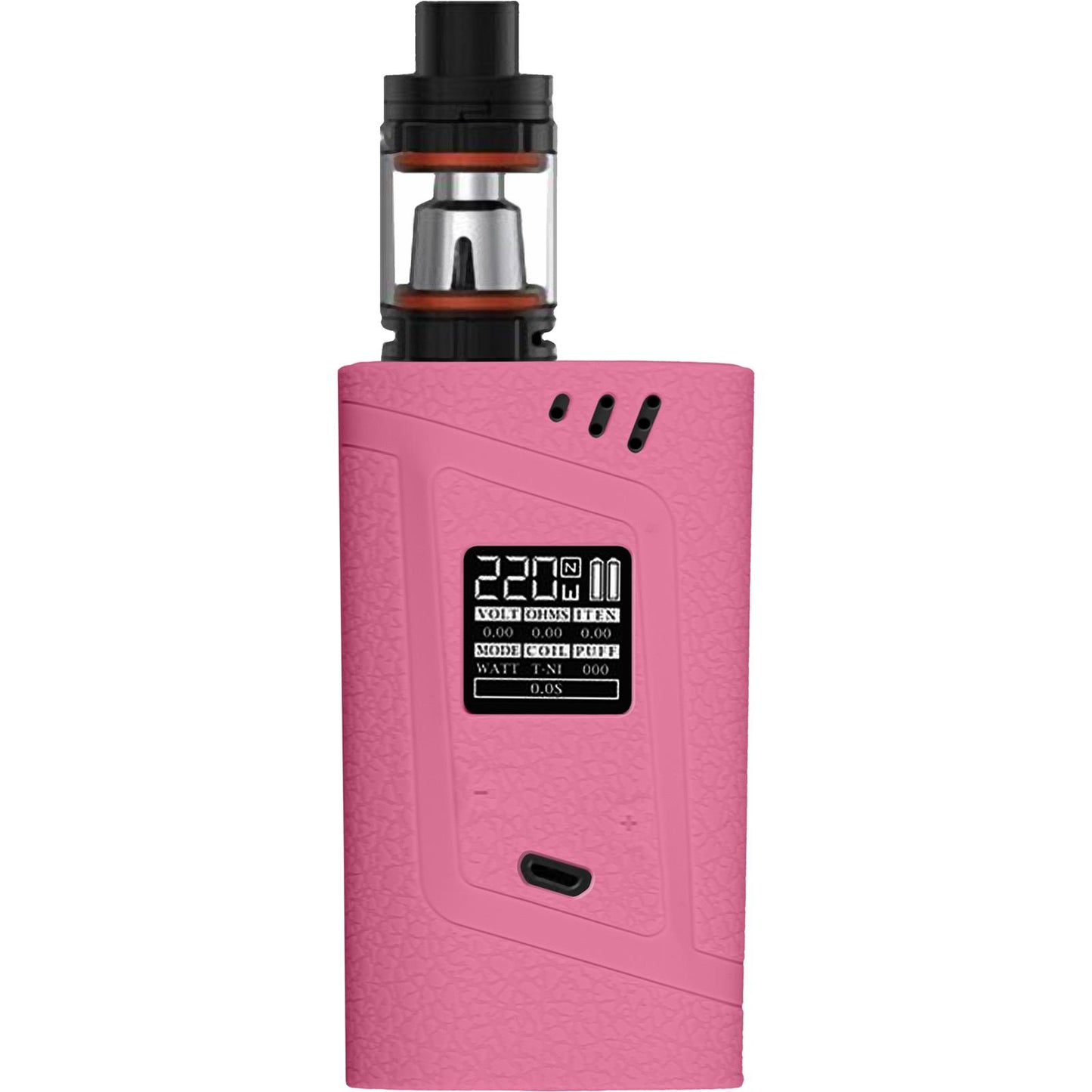 PhoneNatic Case für SMOK Alien 220W Hülle Silikon pink Cover