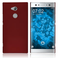 Hardcase für Sony Xperia XA2 Ultra gummiert rot