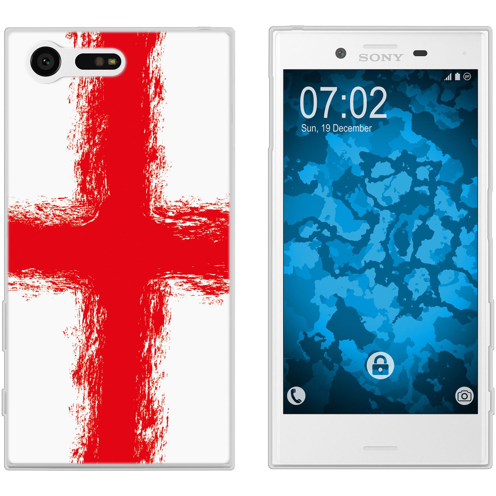 Xperia X Compact Silikon-Hülle WM England M4 Case