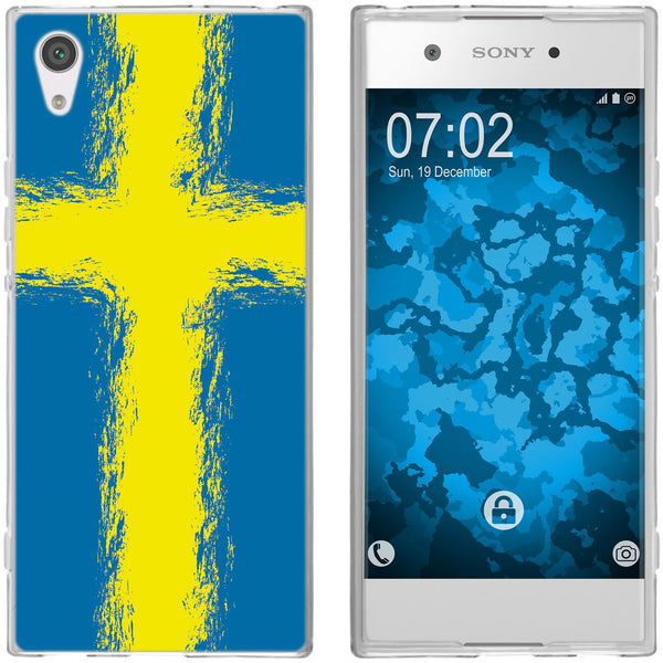 Xperia XA1 Silikon-Hülle WM Schweden M12 Case