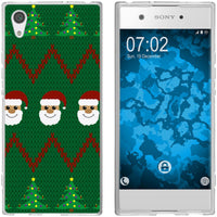 Xperia XA1 Silikon-Hülle X Mas Weihnachten X-Mas Sweater M7